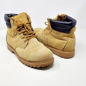 Kingshow Tan Construction Boots Size 9